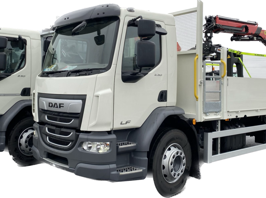 18 Tonne GVW Dropside With Rear Mounted Crane image 3