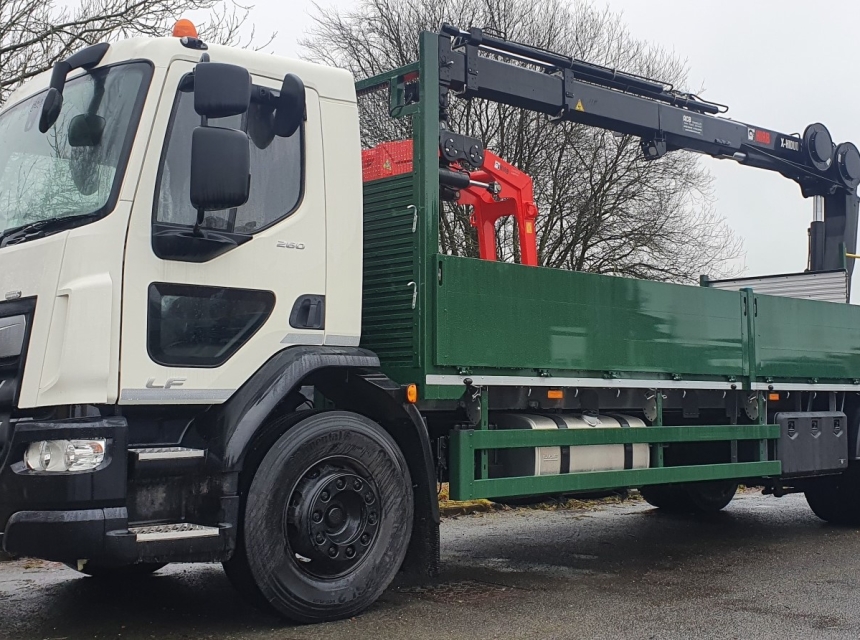 26 Tonne Dropside with Rear Mounted Crane