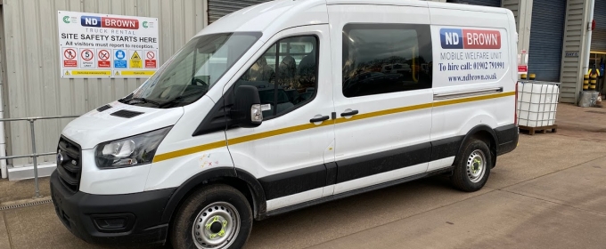 Welfare Vans Added to ND Brown’s HGV Hire Fleet thumbnail