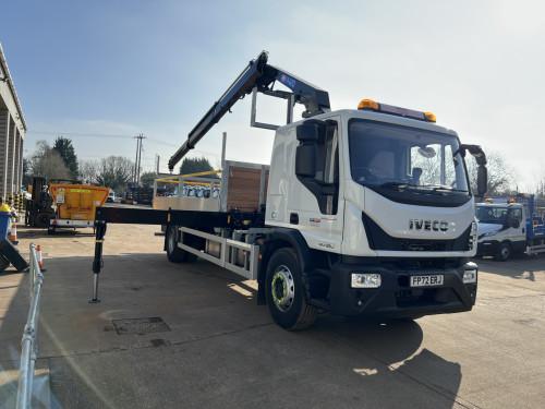 18T Street Lighting Vehicle Drop side with Crane