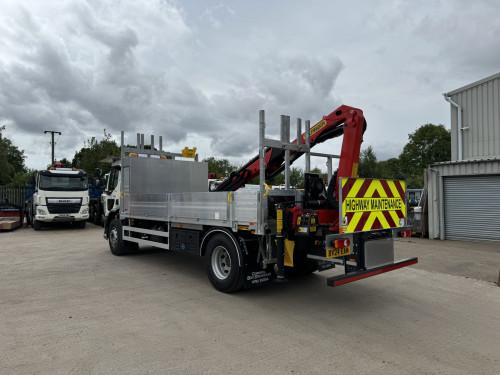 18T Dropside with Rear Mounted Crane