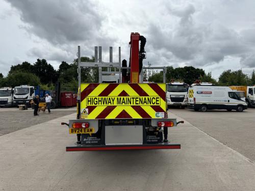 18T Dropside with Rear Mounted Crane