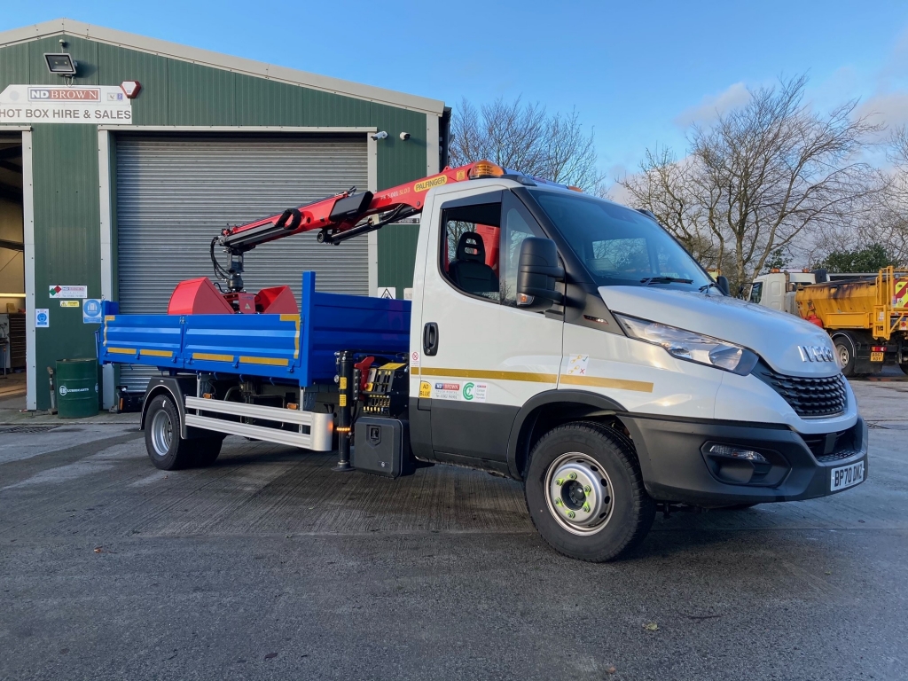 7.2 Tonne GVW Tipper Grab