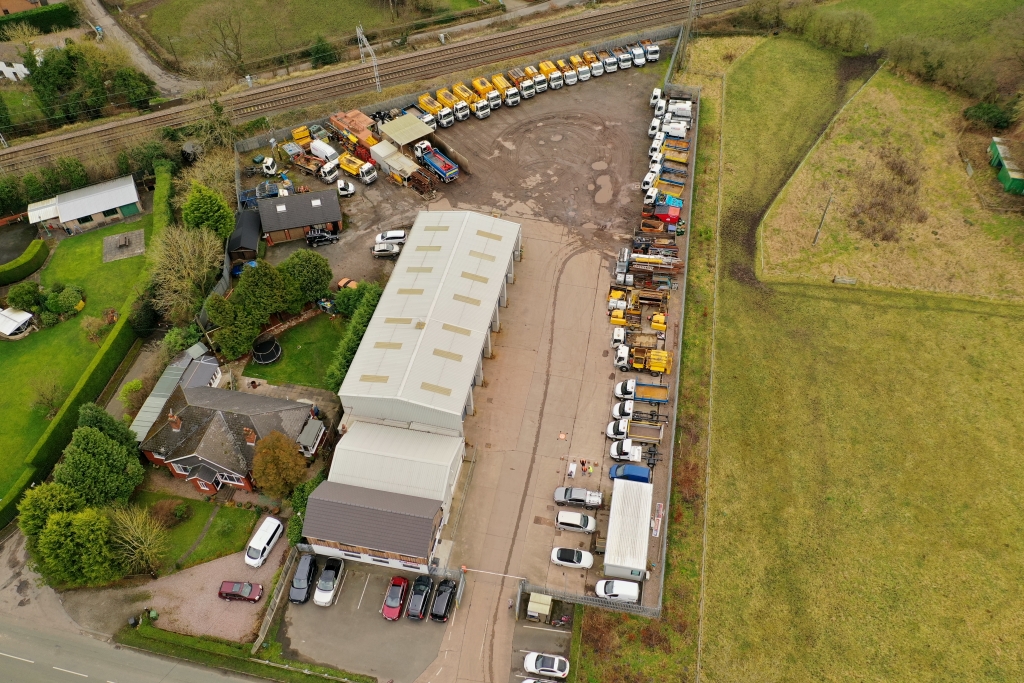 ND Brown Depot Aerial Shot